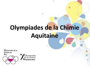 Olympiades nationales de chimie