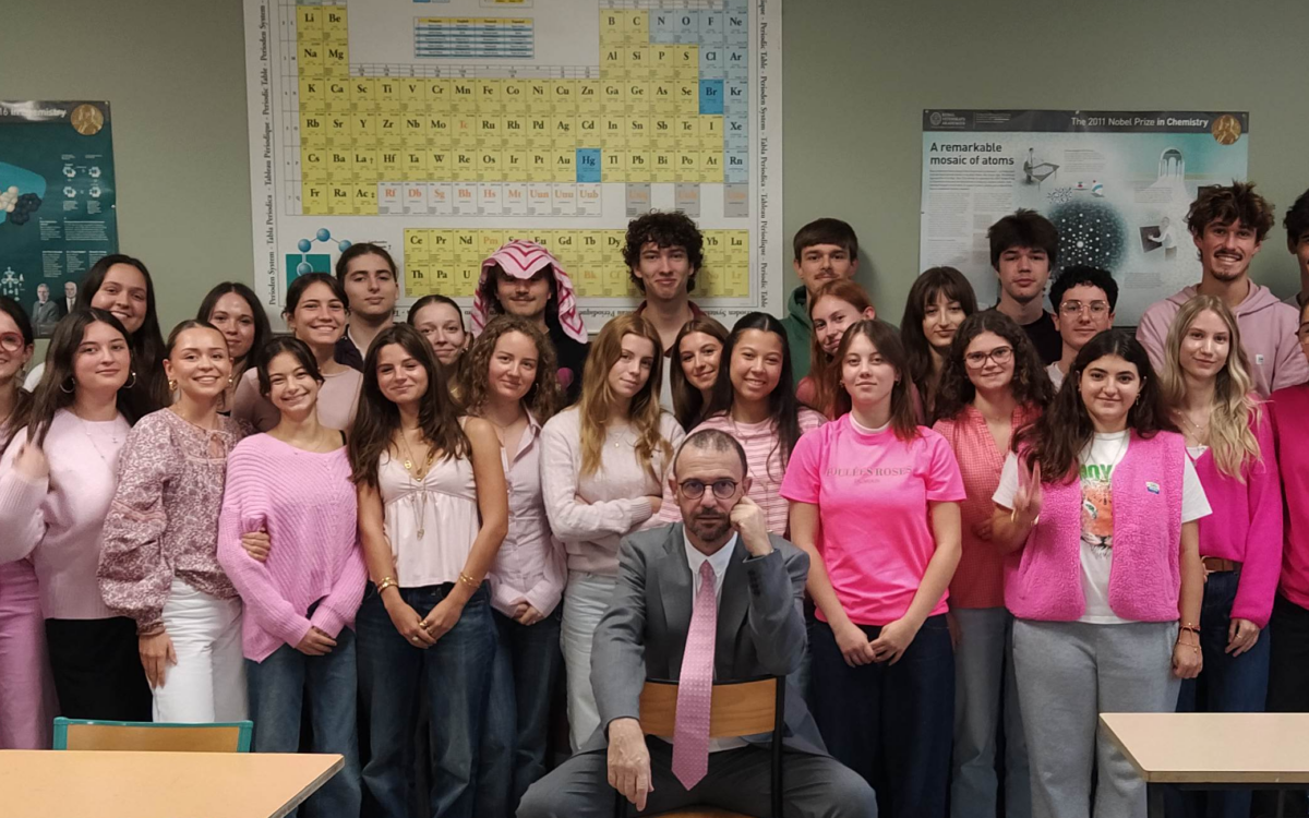 La 1BCPST2 s’engage pour octobre rose